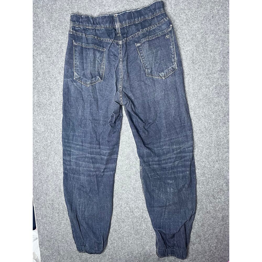 Rag & Bone rb Miramar Jogger Sweatpants Jeans Blue Elastic Waist Ankle Size M - Picture 6 of 13